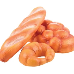 International Bread Set | 9-Piece Realistic Vinyl Play Food