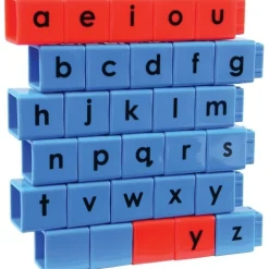 Jumbo Alphabet Unifix Cubes / 60 pcs.