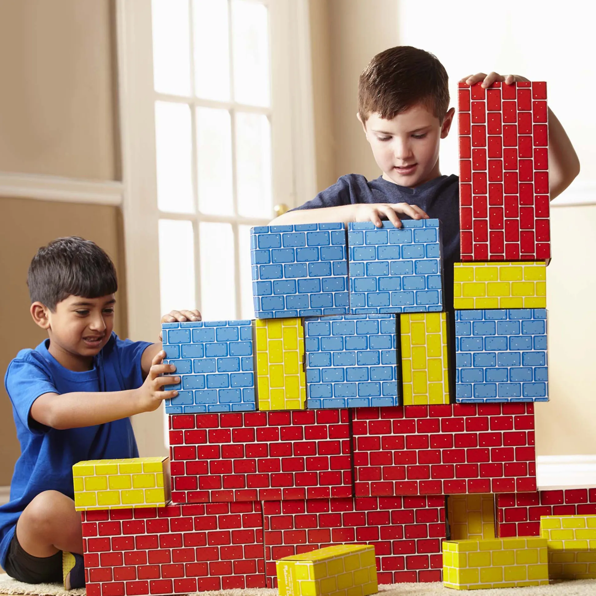 Jumbo Cardboard Blocks | Set of 24 Durable & Lightweight Building Blocks