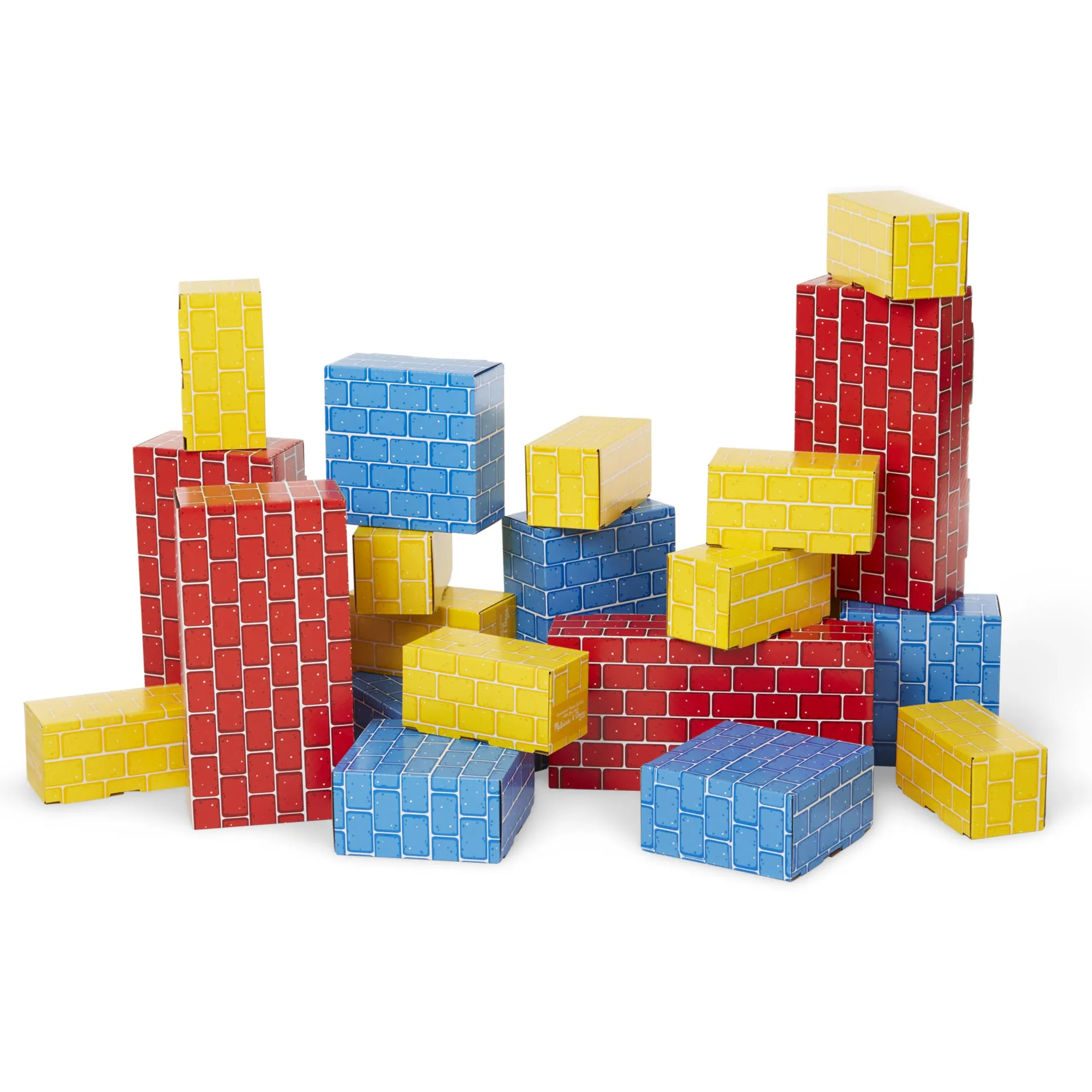 Jumbo Cardboard Blocks | Set of 24 Durable & Lightweight Building Blocks