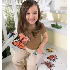 Jumbo Insects | 7-Piece Realistic Bug Toy Set | Durable Educational STEM Play
