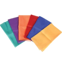 Jumbo Rainbow Play Scarves | Set of 6 Vibrant 27