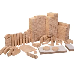 Jumbo School Unit Block Set | 322 Durable Hardwood Blocks