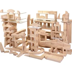Jumbo School Unit Block Set | 322 Durable Hardwood Blocks