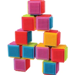 Jumbo Toddler Interlocking Bristle Cubes - Set of 24-Piece