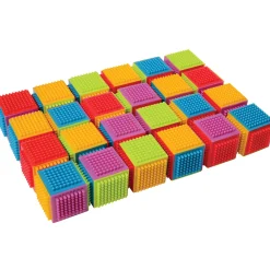 Jumbo Toddler Interlocking Bristle Cubes - Set of 24-Piece