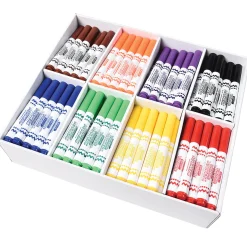 Jumbo Washable Markers Classroom Pack