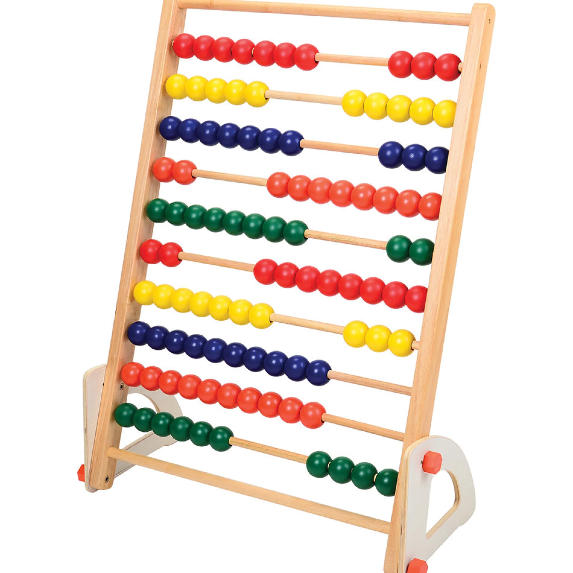 Jumbo Wooden Abacus Counting Frame | 100 Beads for Preschool Math Learning