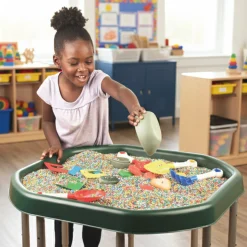 Junior Adjustable Activity Table with Sensory Tray | 28