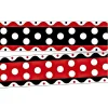 Just Dotty Double-Sided Bulletin Board Border - 12 strips