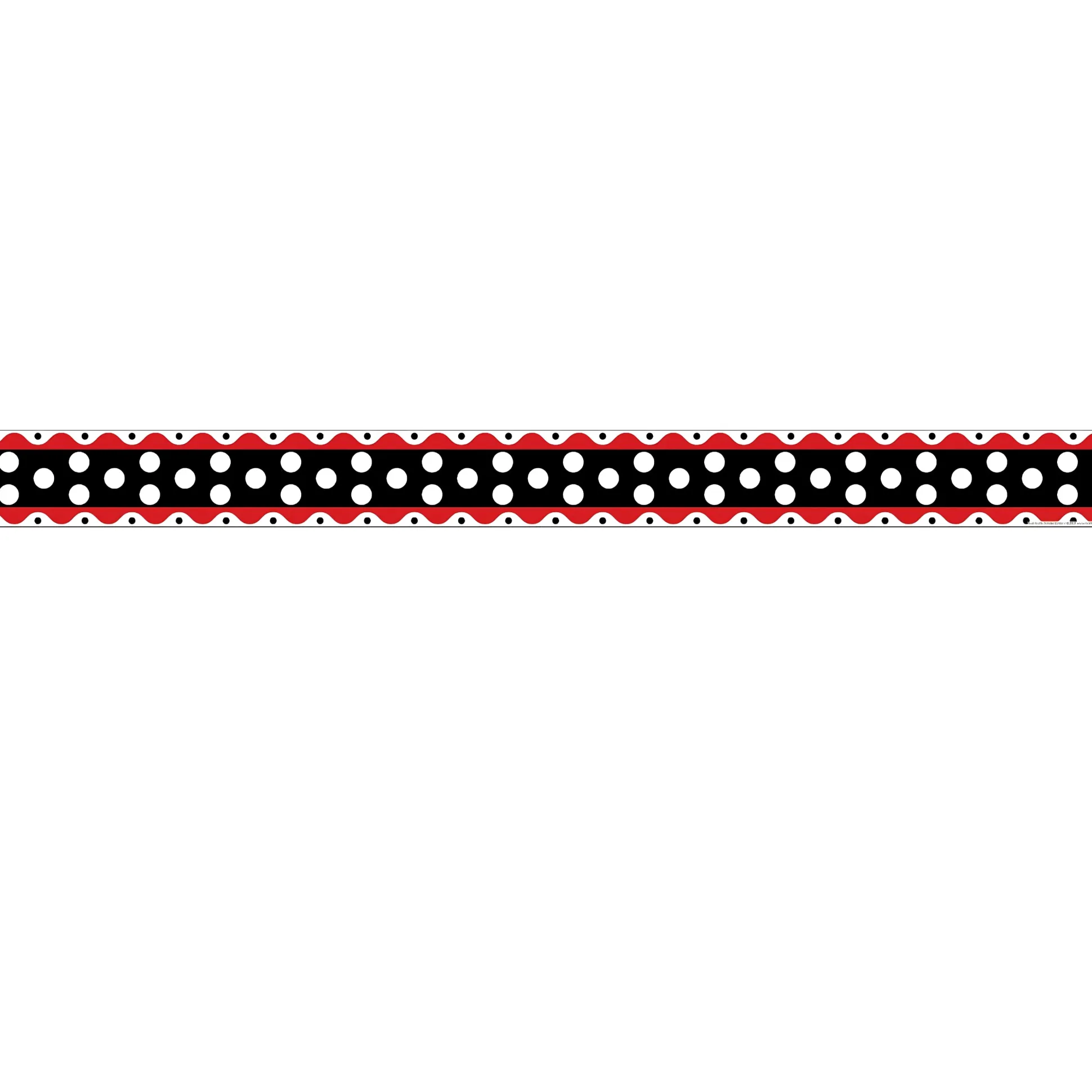 Just Dotty Double-Sided Bulletin Board Border - 12 strips