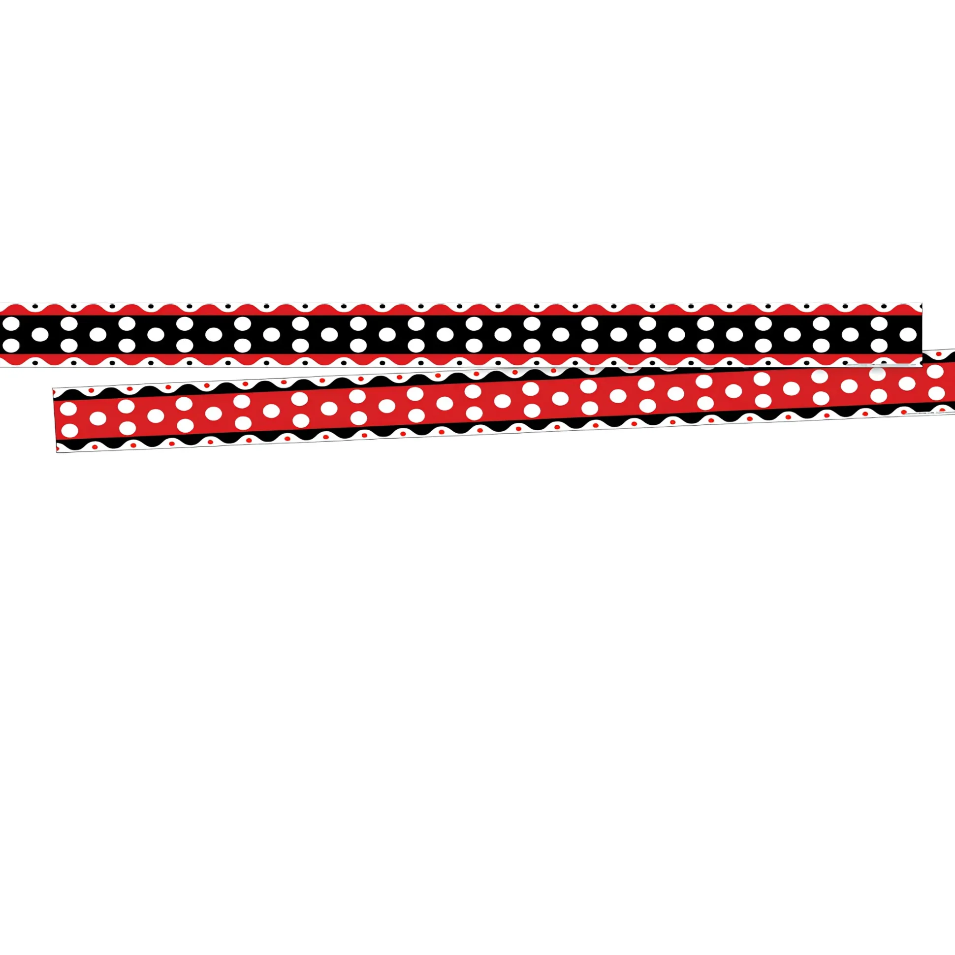 Just Dotty Double-Sided Bulletin Board Border - 12 strips