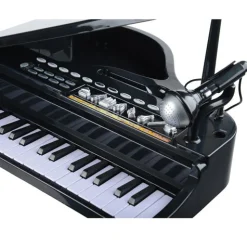 37-Key Kids’ Electronic Grand Piano with Microphone & Stool – Interactive Music Learning Keyboard for Ages 3+