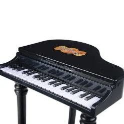 37-Key Kids’ Electronic Grand Piano with Microphone & Stool – Interactive Music Learning Keyboard for Ages 3+