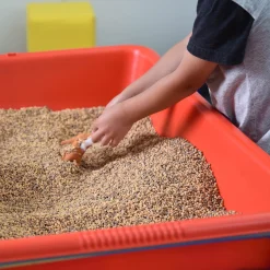 Kidfetti® Sensory Play Pellets | 10 lb Neutral 2-Tone Mix | Clean Sand Alternative