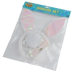 Kids Bunny Dress-Up Set – Ears, Bow Tie & Tail for Preschool Dramatic Play