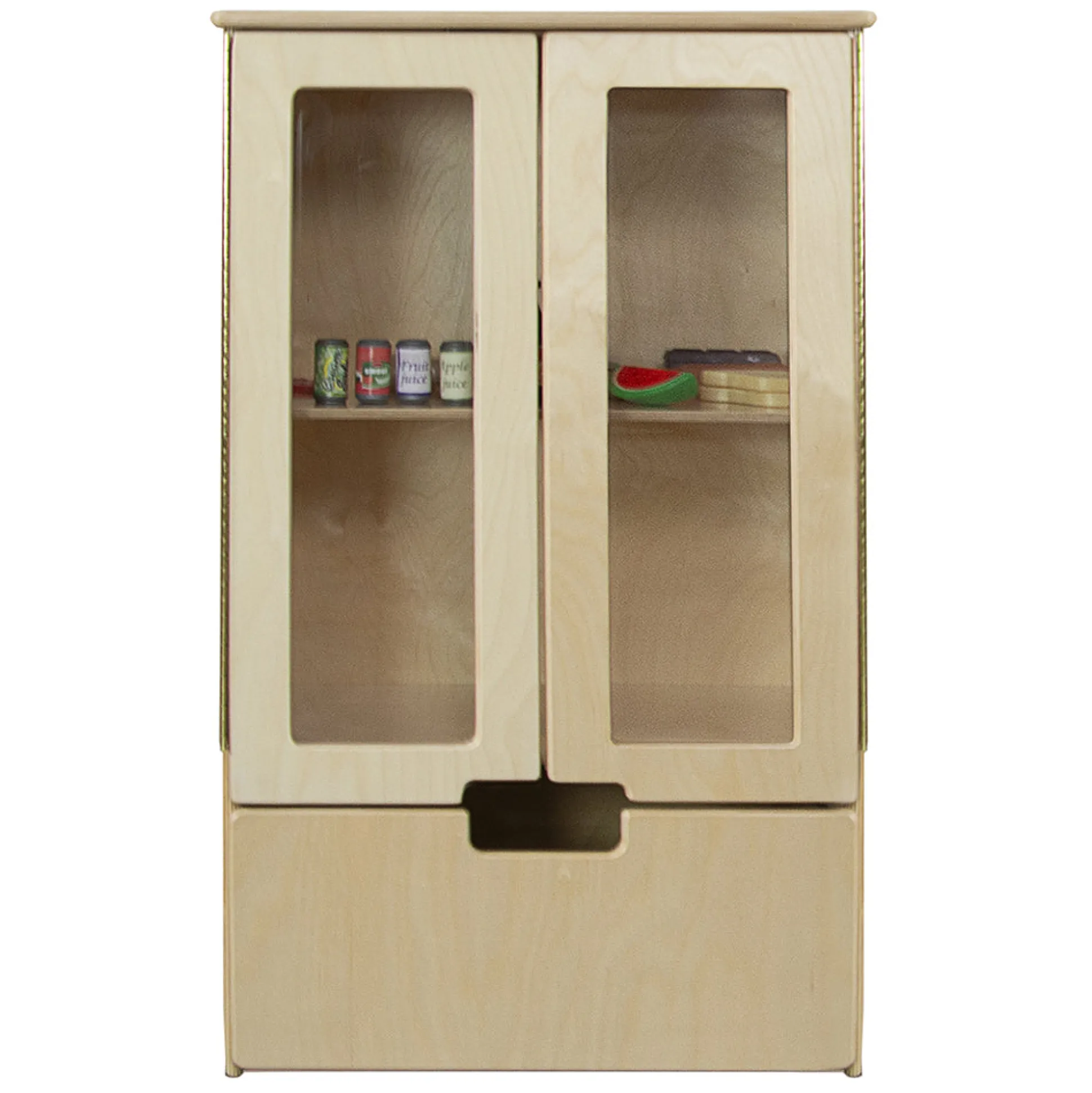Kid-Sized Cottage-Style Toy Refrigerator