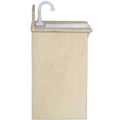Kid-Sized Farmhouse-Style Toy Sink