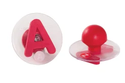 Knobbed Alphabet Stampers - Uppercase & Lowercase