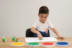 Knobbed Alphabet Stampers - Uppercase & Lowercase
