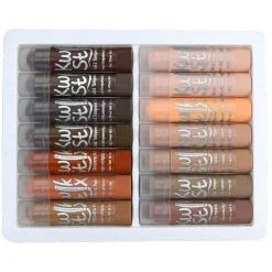 Kwik Stix Global Skin Tones 14-Piece Set | No-Mess Tempera Paint