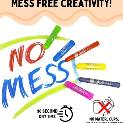 Kwik Stix ThinStix No-Mess Tempera Paint Set | 12 Classic Colors