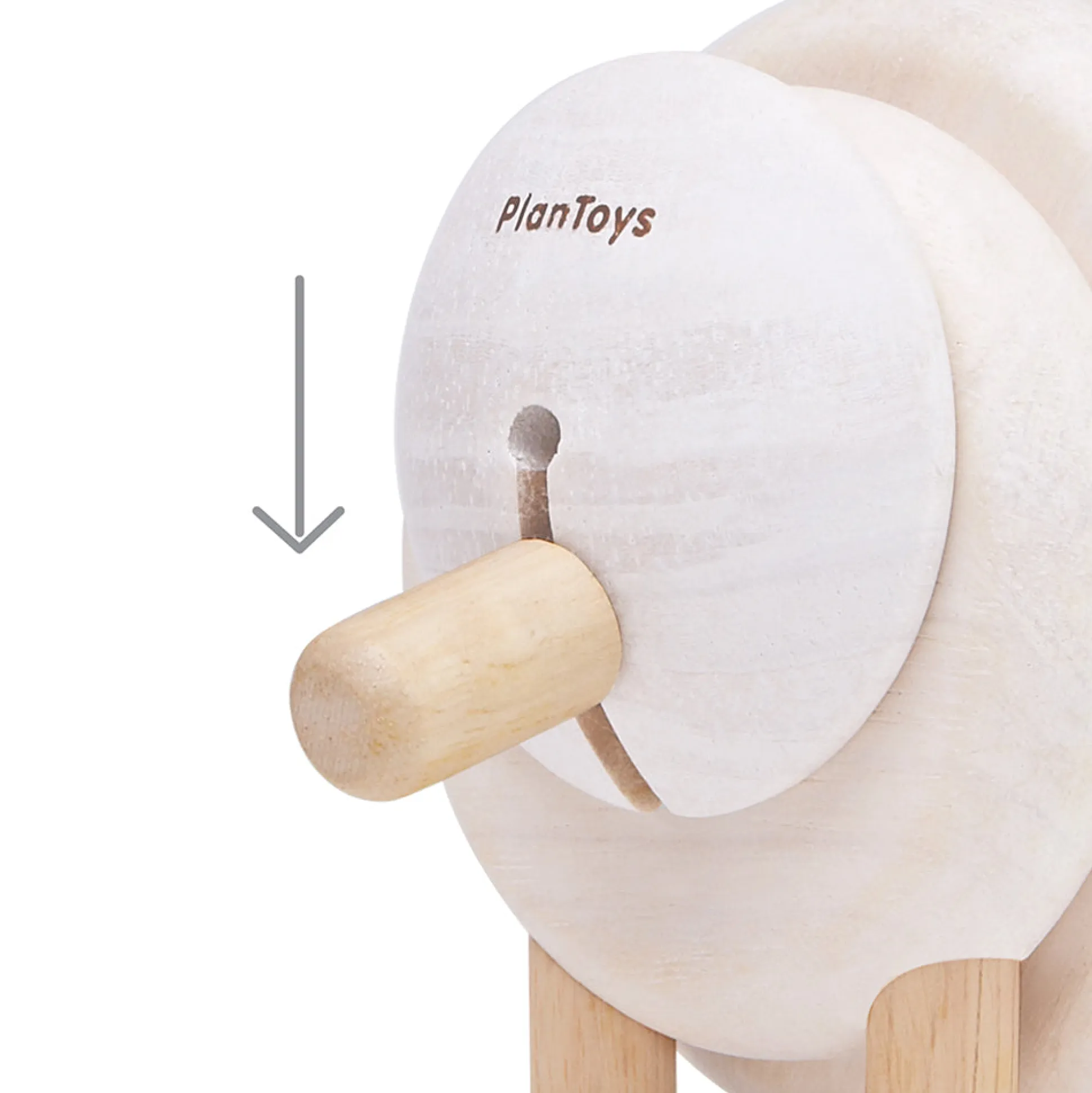 Lacing Sheep | Eco-Friendly Wooden Stacking Toy