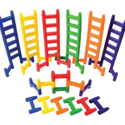 Ladder Links | 60-Piece Colorful Building Set for Imaginative STEM Learning