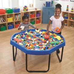Large Adjustable Sensory & STEM Activity Table | 40" Tray for Early Childhood Exploration