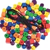 Large Wooden Colored Beads