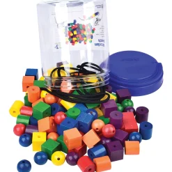 Large Wooden Colored Beads