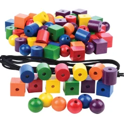 Large Wooden Colored Beads