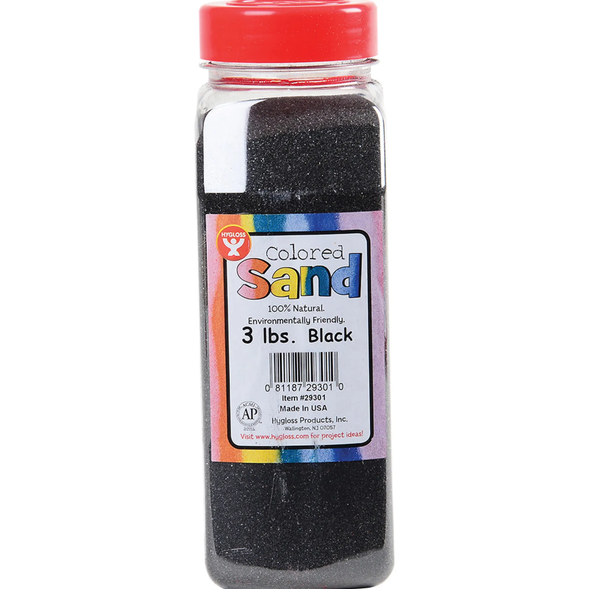 3 LB Black Sand | Eco-Friendly, Non-Toxic Tactile Learning Tool