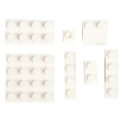3 lbs. White Building Bricks
