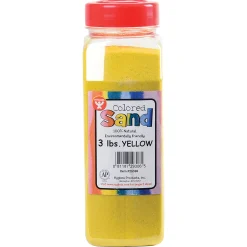 3 LB Yellow Sand | Eco-Friendly, Non-Toxic Tactile Learning Tool
