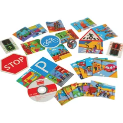 Let's Learn Road Signs Game & Multimedia CD in Carrying Case