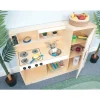 Let’s Play Toddler Kitchen Combo™ | All-in-One Pretend Play Kitchen Set in White