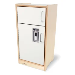 Let’s Play Toddler Refrigerator™ | Pretend Play Kitchen Refrigerator in White with Realistic Details