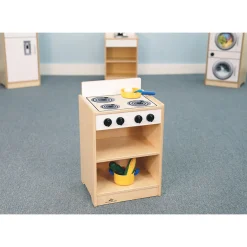 Let’s Play Toddler Stove™ | Pretend Play Kitchen Appliance in White