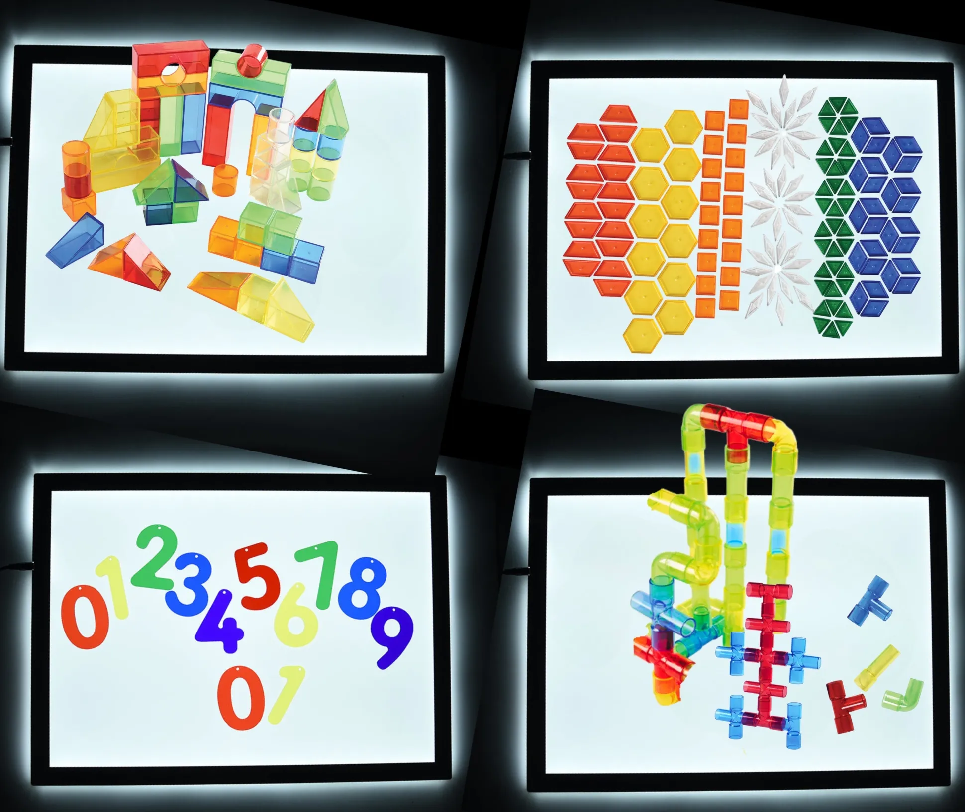 Light & Color Exploration STEM Bundle | 4 Light Panels & Accessories