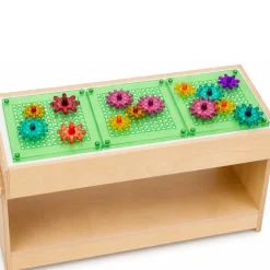 Light Table Gears & Plates | Set of 3 STEM Gear Boards with 24 Spinning Gears