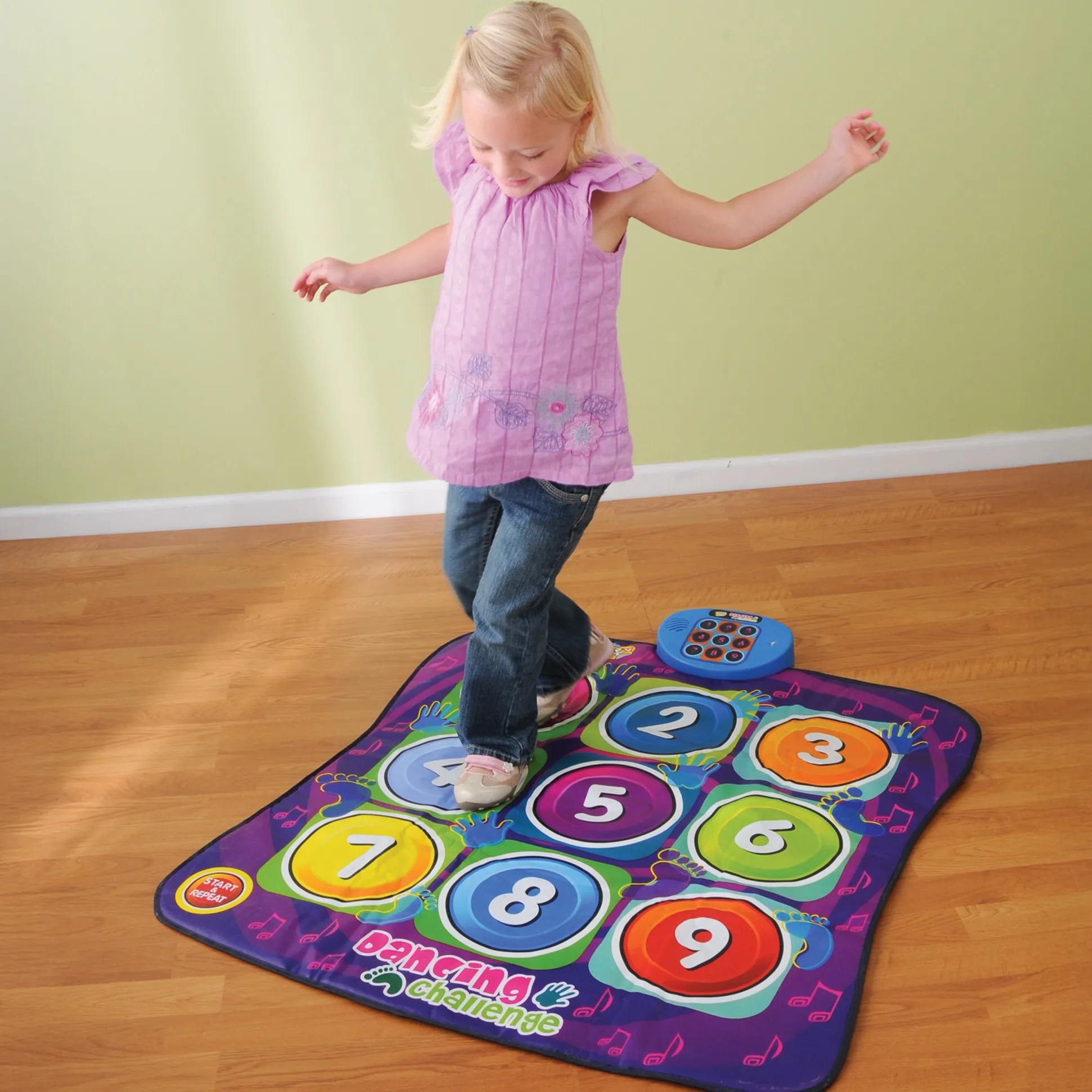 Light-Up Dancing Floor Mat for Kids – Interactive Movement & Number Learning Game Ages 3+
