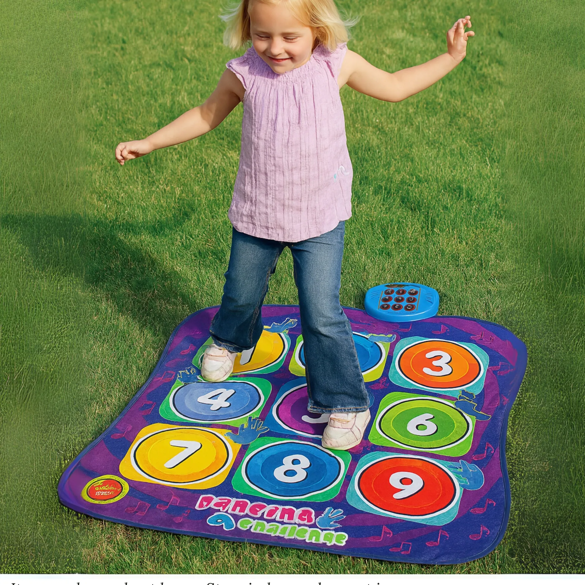 Light-Up Dancing Floor Mat for Kids – Interactive Movement & Number Learning Game Ages 3+