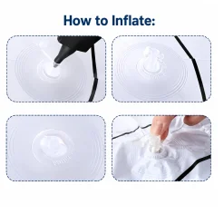 Lightweight Inflatable Toss & Kick Ball - Set of 12