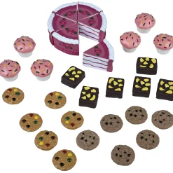 Little Learners Pretend Bakery Play Set | 30 Piece Pastry & Counting Toy