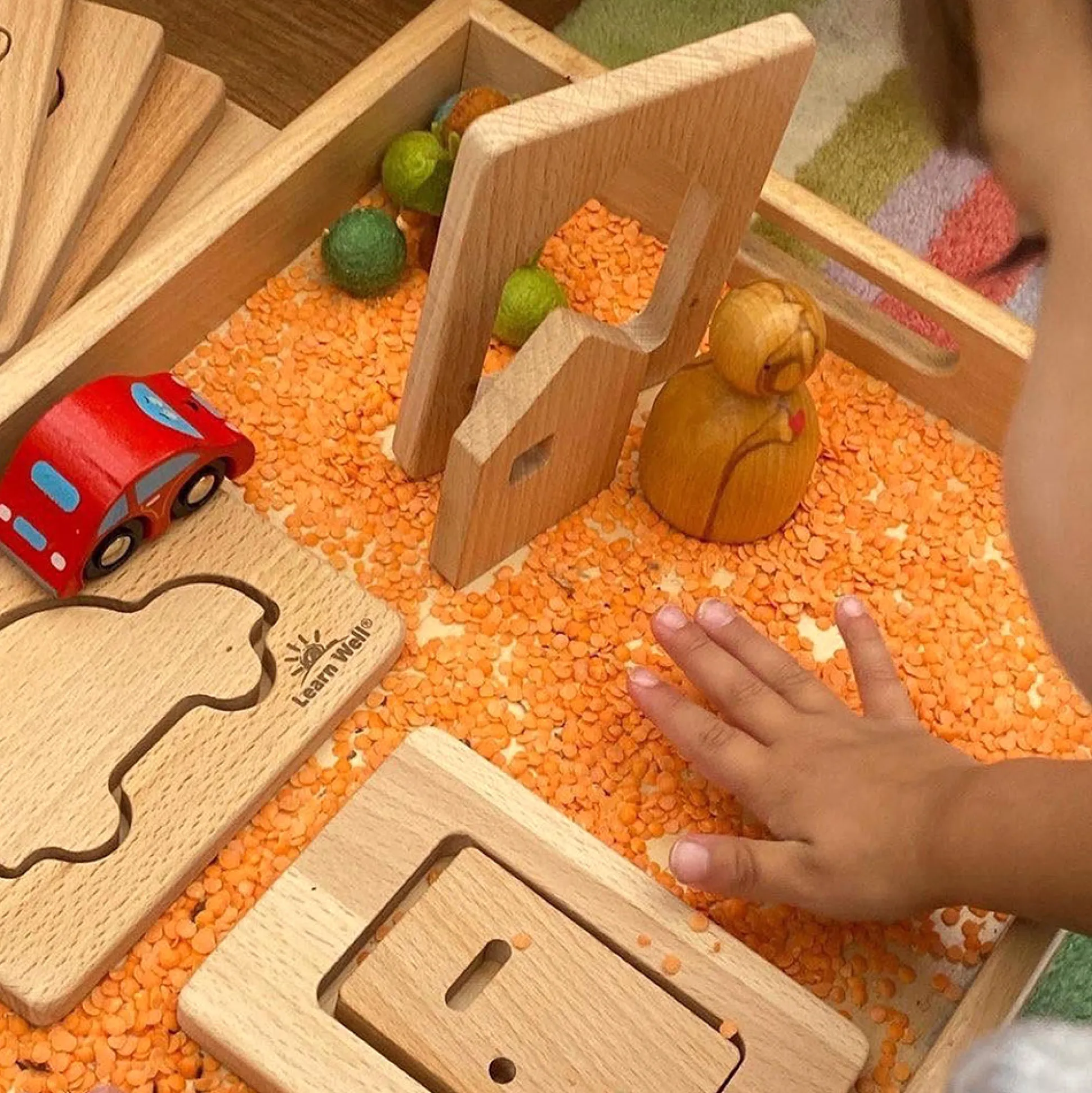 Little Looking Discovery Home Shapes | Eco-Friendly Wooden Sensory Set