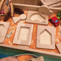 Little Looking Discovery Home Shapes | Eco-Friendly Wooden Sensory Set