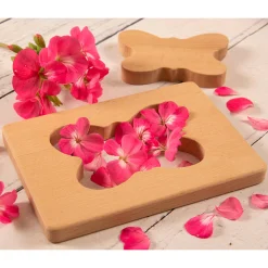 Little Looking Discovery Nature Shapes | Eco-Friendly Wooden Sensory Set
