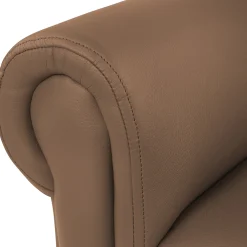 Little Lux Chocolate Preschool Chair & Sofa Set | Adjustable Faux Leather Kids’ Seating