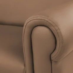 Little Lux Chocolate Preschool Chair & Sofa Set | Adjustable Faux Leather Kids’ Seating